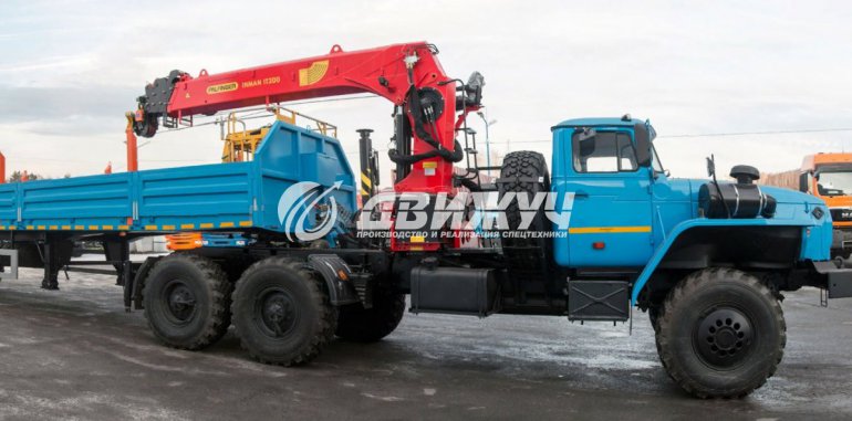 Седельный тягач Урал 4320-60 с КМУ ИТ-200 (тросовый)